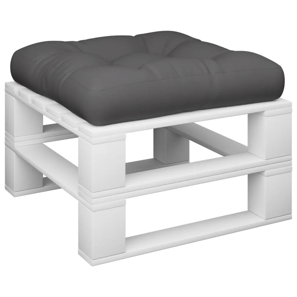 Cuscino per pallet | Cuscini per sedie Antracite 60x61,5x10 cm in Tessuto