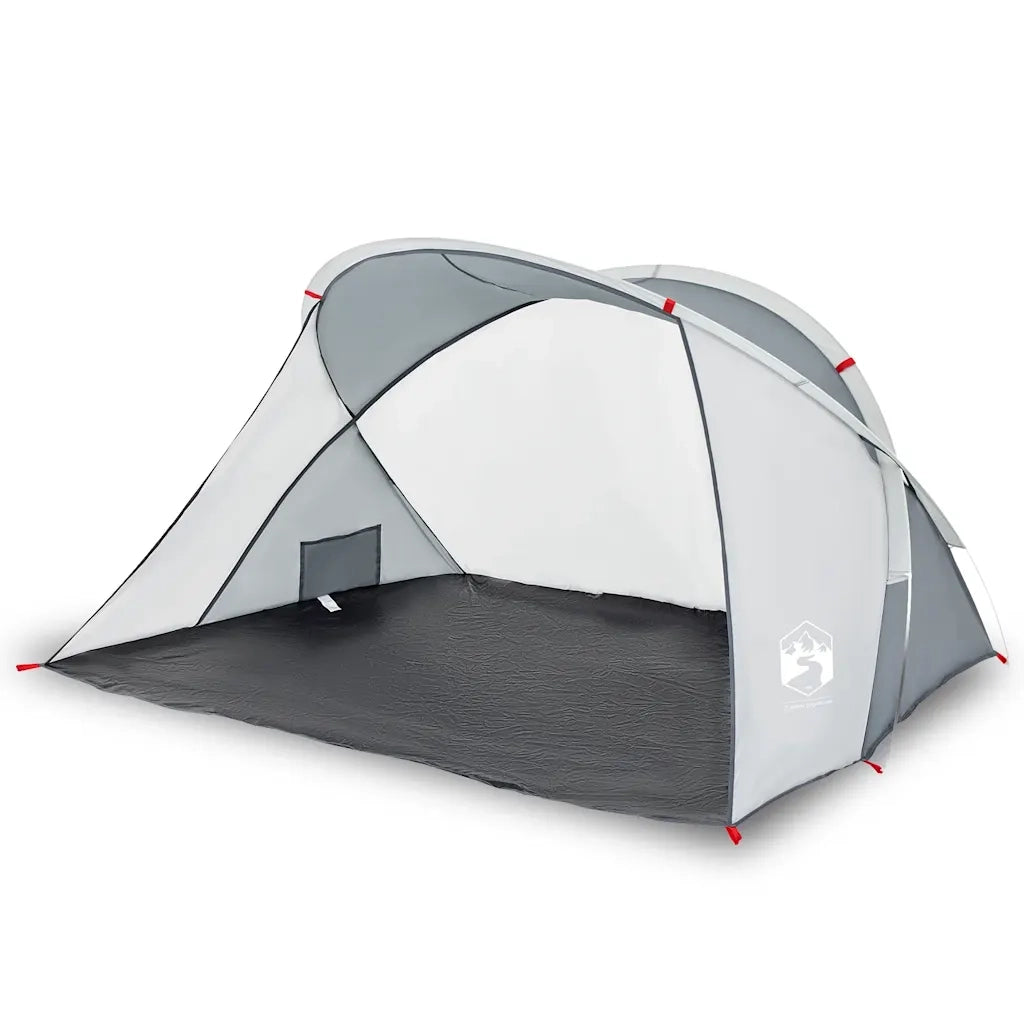 Tenda da Spiaggia 2 Persone Pop-Up Grigia Impermeabile 4004160