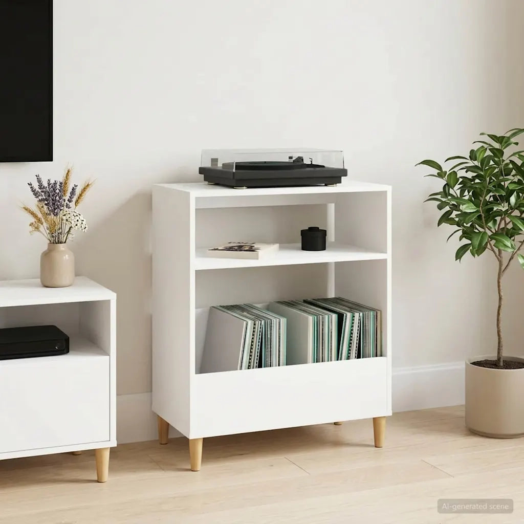 Supporto per giradischi Bianco 71 x 39,5 x 83 cm 8012890