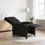 Divano Sedia-Poltrona reclinabile Nero Tessuto 915256