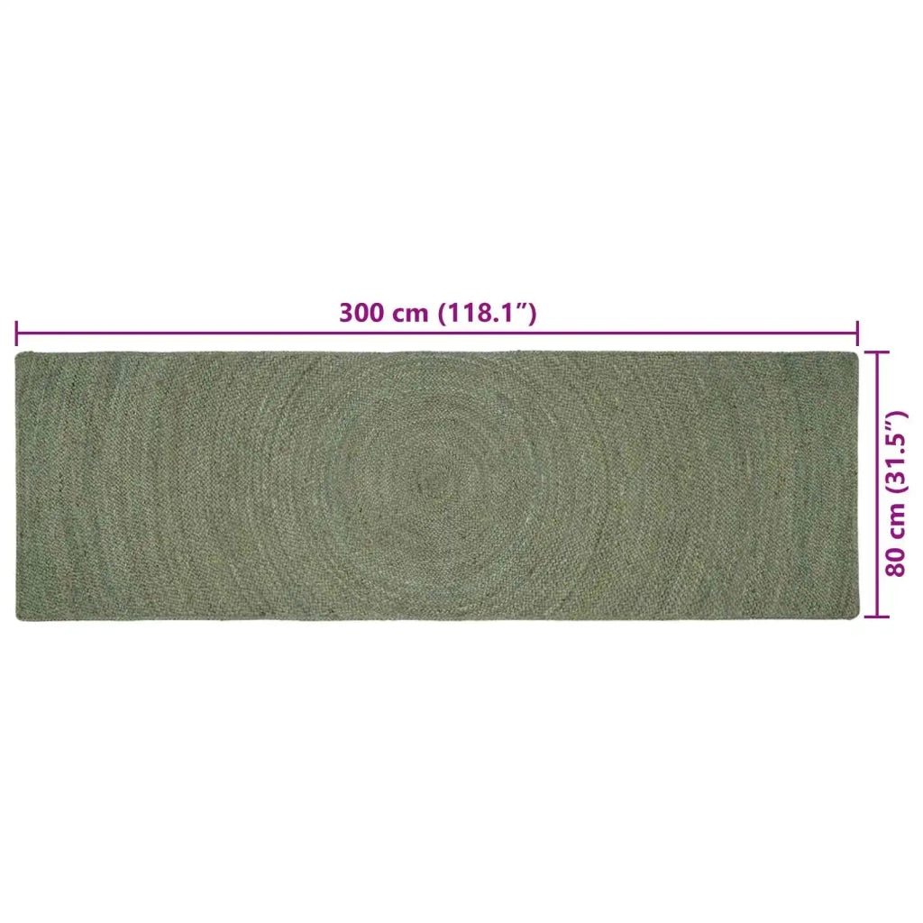 Tappeti per area Verde Oliva 80 x 300 cm Juta 42010579
