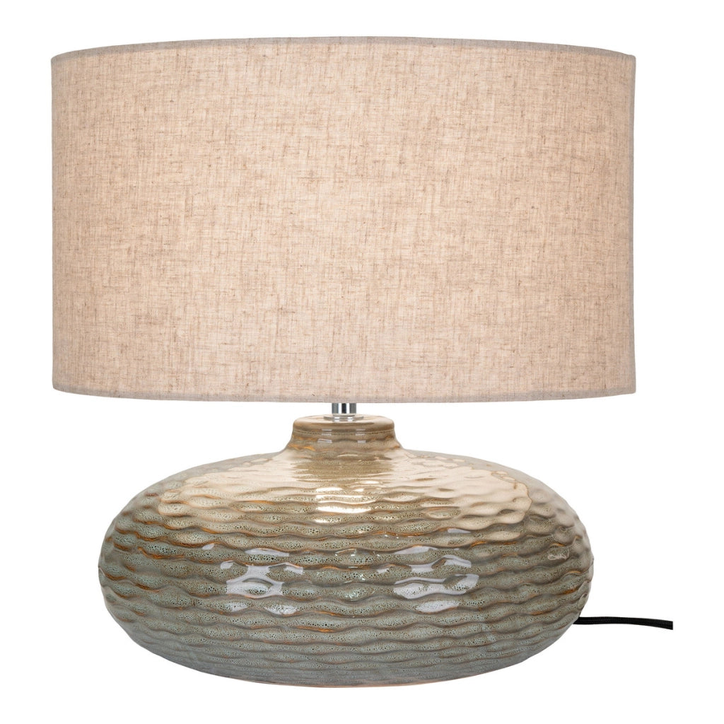 Lampada da Tavolo Oldham, Verde, Ceramica, 36x36x36 cm