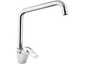 Rubinetto lavello con bocca alta a u girevole - serie remix