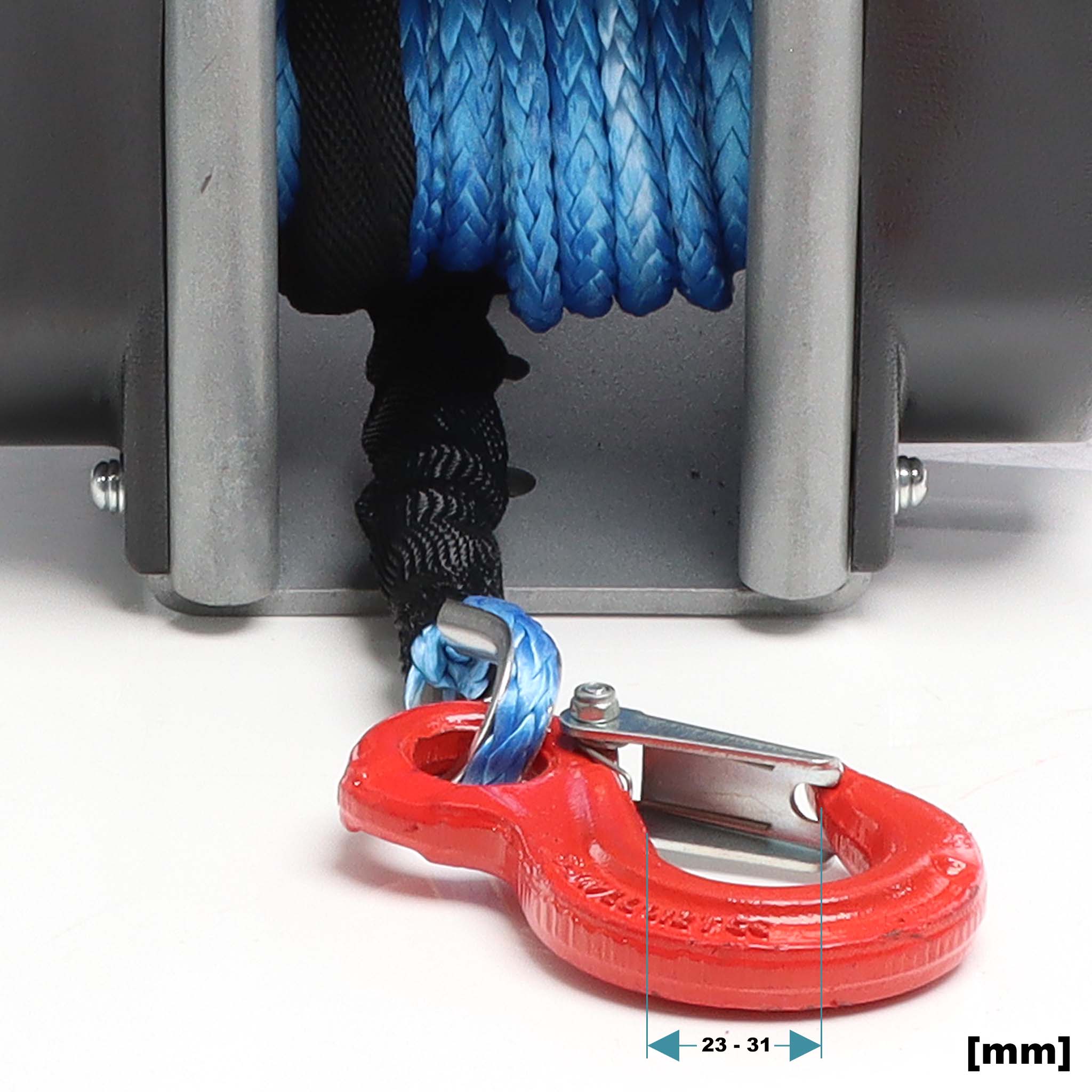 Argano elettrico a fune 12V Verricello a motore fino a 2267kg Motore 450W 1,38m/min Paranco