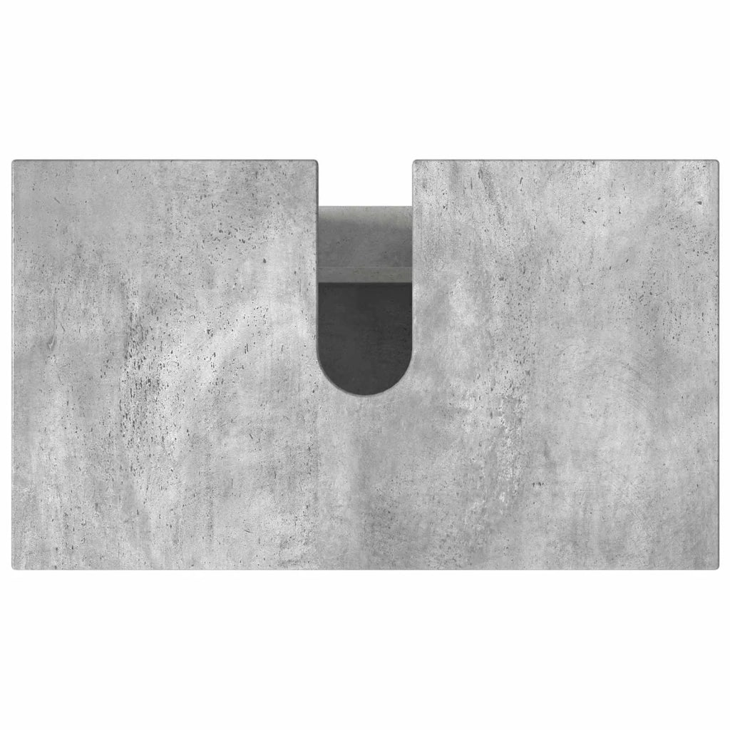 Mobiletto da Bagno | Armadio da bagno Grigio Cemento 60 x 35 x 60 cm