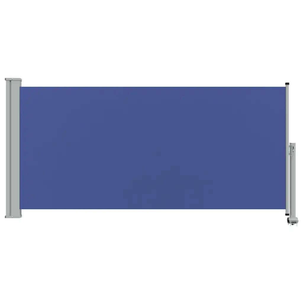 Tenda Laterale Retrattile per Patio 120x300 cm Blu