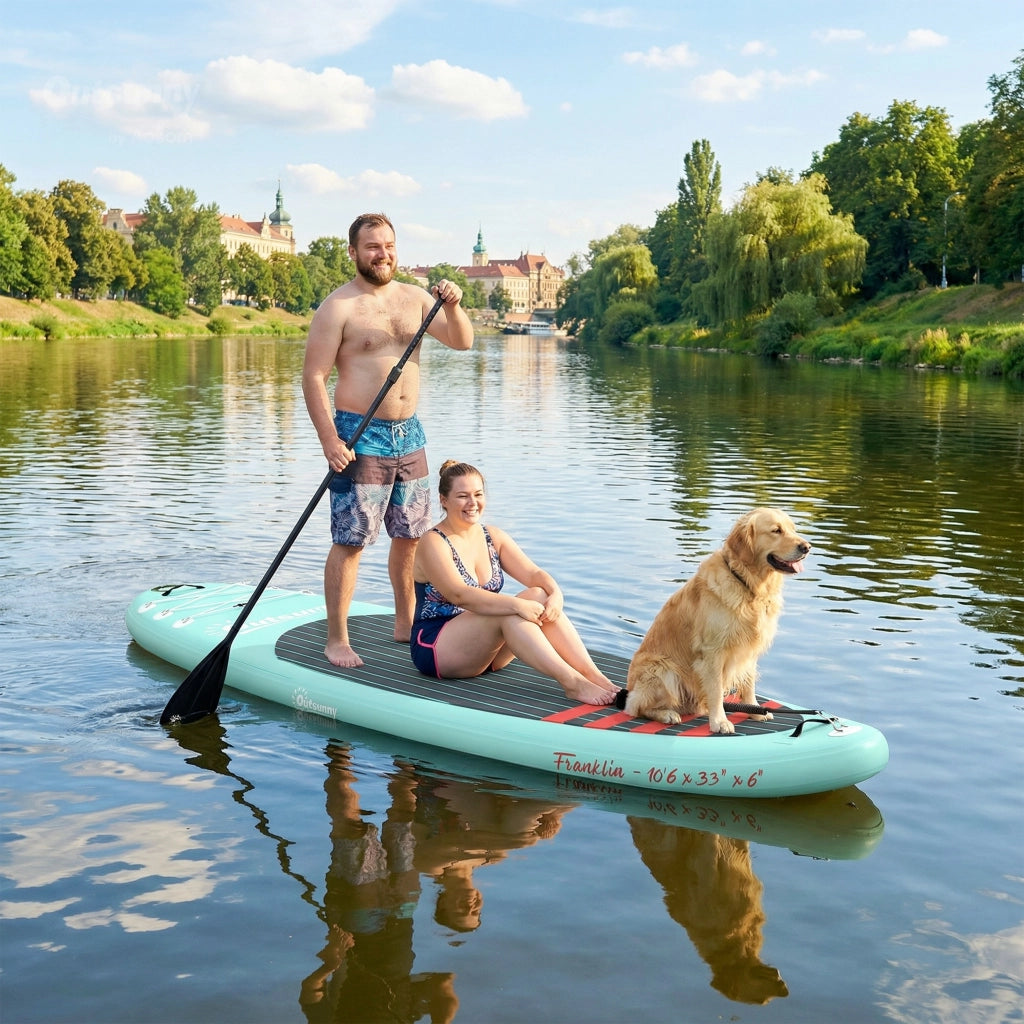 Tavolo da Paddle Surf Inflatable 320 cm Antiscivolo ¨C zephmum ¨C Alluminio Nero