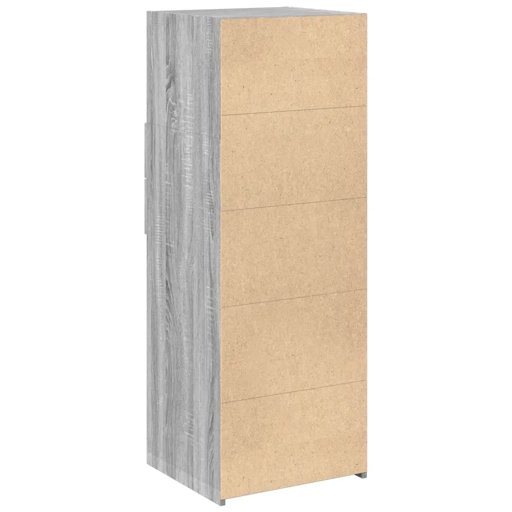 vidaXL Credenza Grigio Sonoma 30x42,5x93 cm in Legno Multistrato