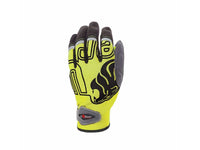 Guanti da lavoro U-Power Niko giallo fluo in materiale stretch traspirante - XL