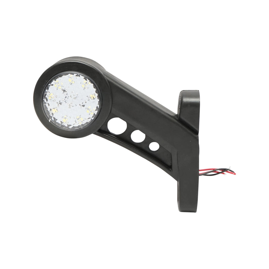Set di lampade laterali  con LED, 12-24V, rosso-bianco, PVC elastico, Breckner Germany