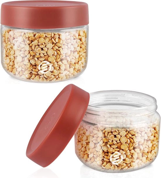 Set di Overnight Oats in Barattoli di Mason - Muesli - Bicchieri per Avena - Kit per Colazione