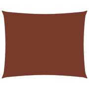 Vela ombreggiante/ombrellone rettangolare 2 x 3,5 m in tessuto oxford color terracotta 02_0009607