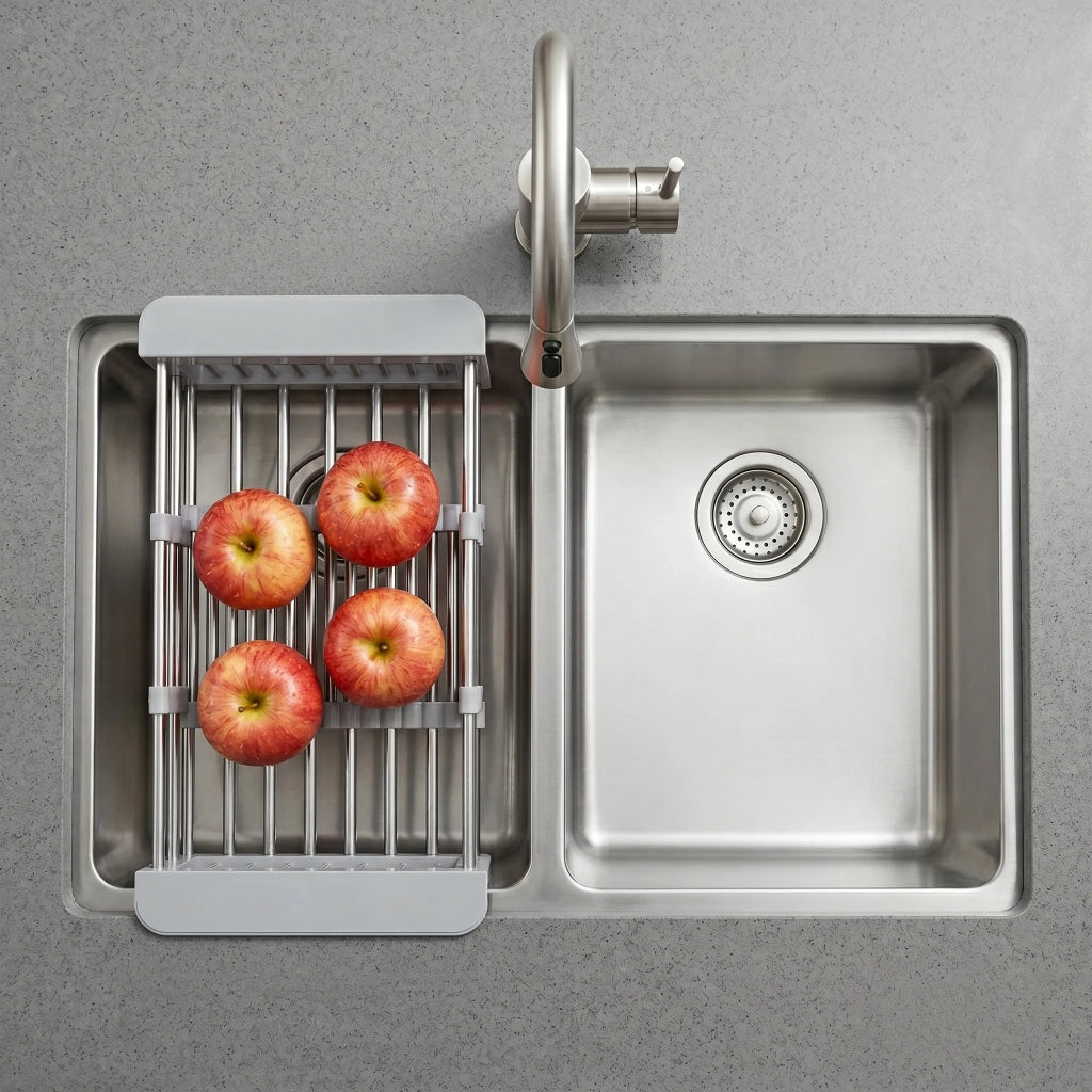 Scolapiatti Telescopico Per Lavello Rea P14487a Grey