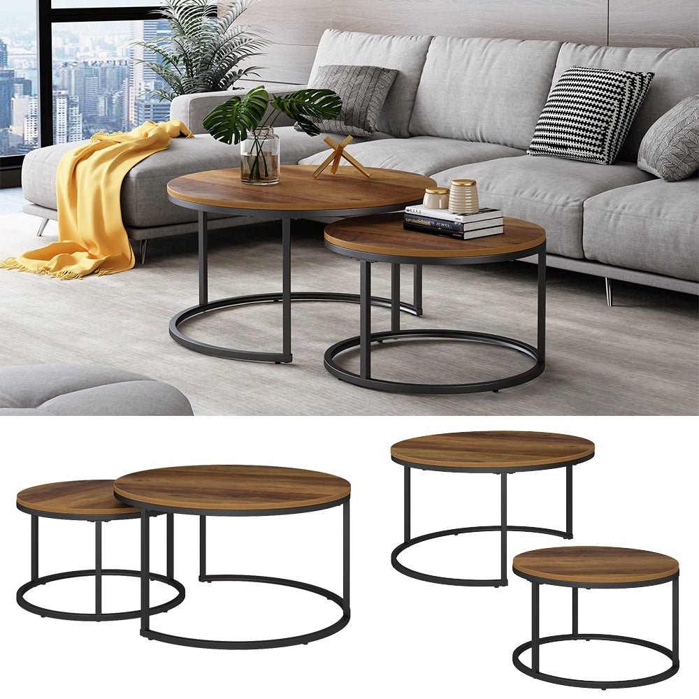 Vicco Tavolino da divano Legno 77 x 40 cm 2 parti