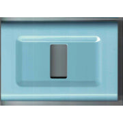Trade Shop - Placchette Placche In Abs Serie Magic Elite Bticino Compatibili Color Copriprese - Azzurro Polvere -1 Foro     -