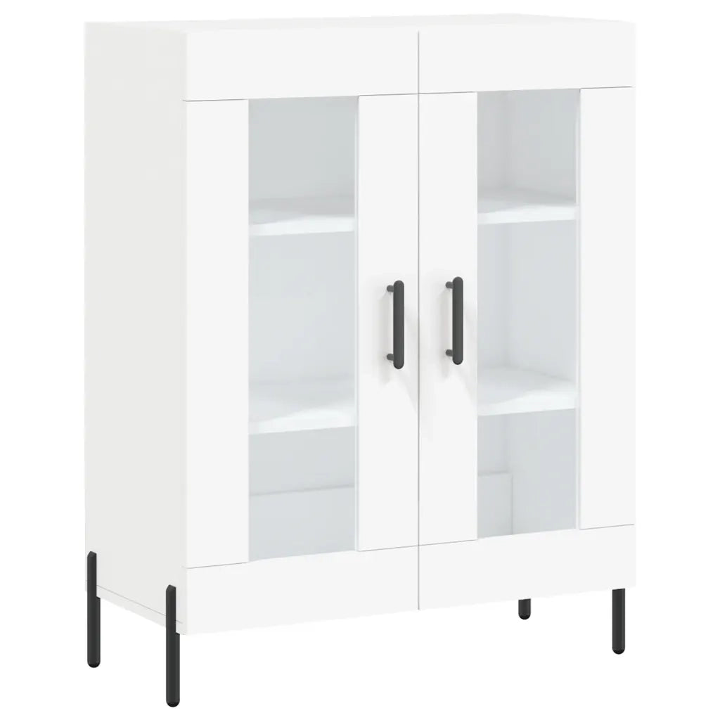 Credenza | Madia | Buffet da pranzo | Armadio da pranzo Bianca 69,5x34x90 cm in Legno Multistrato