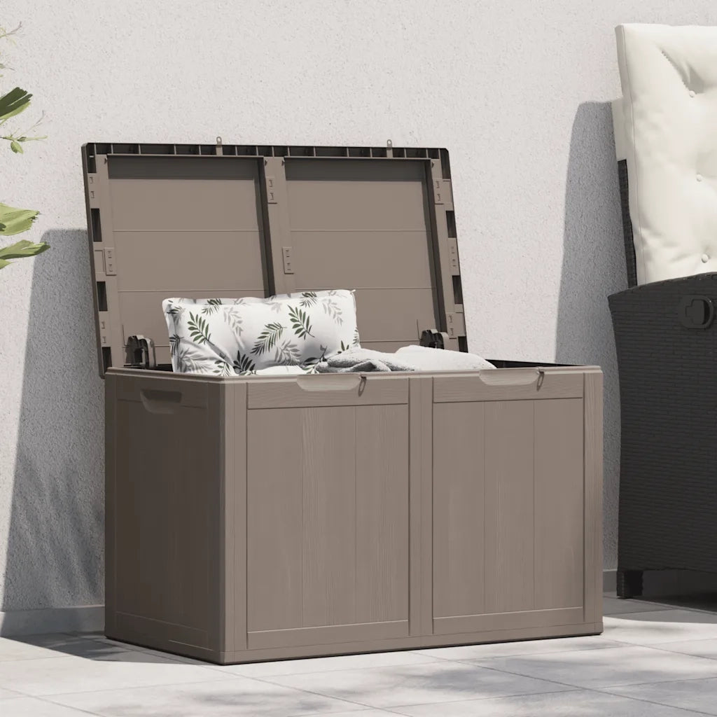 Baule da Giardino 180 L Marrone Aspetto legno in PP CFW3447017