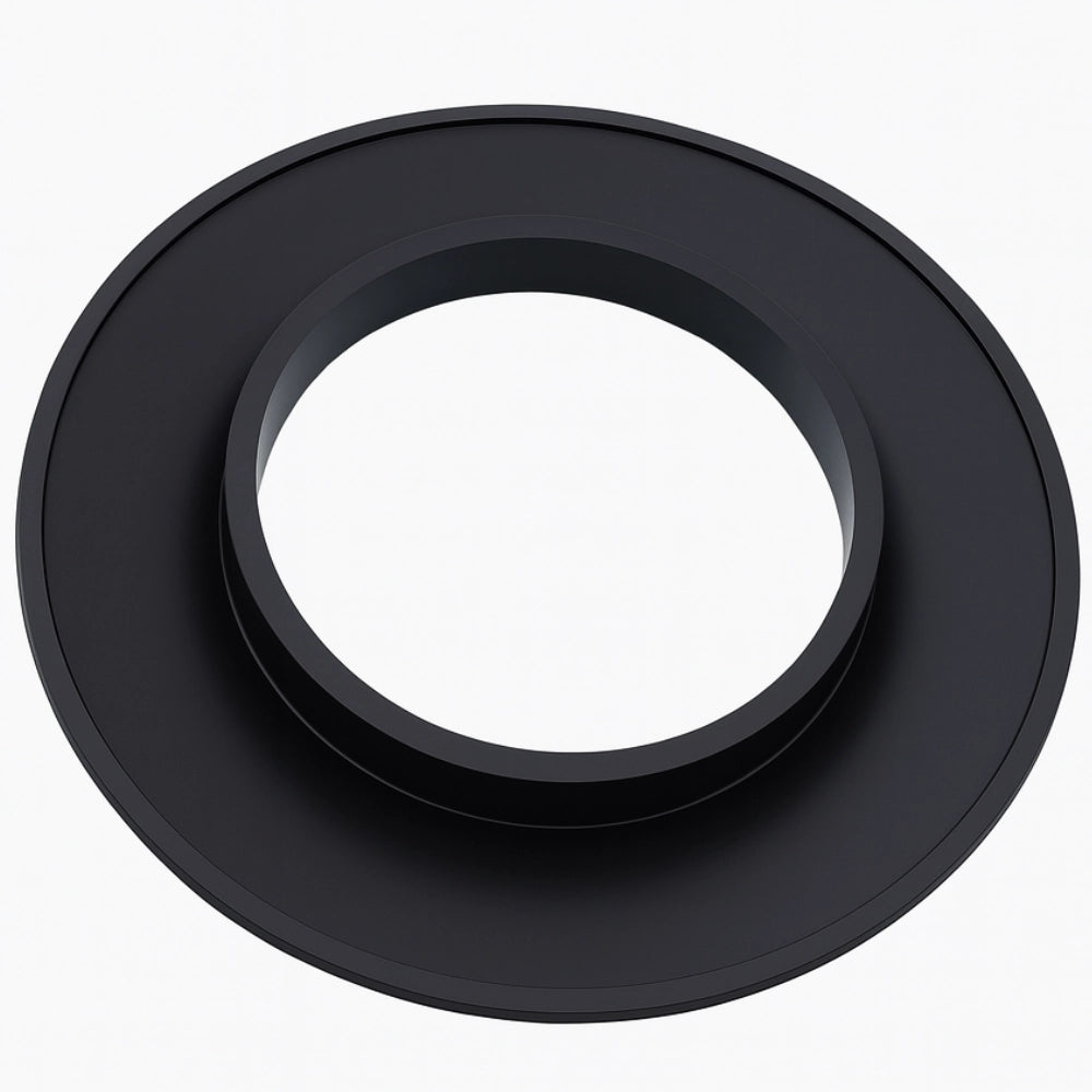 Rosone finitura arredo ø 80 mm silicone canale fumo stufa pellet copertura
