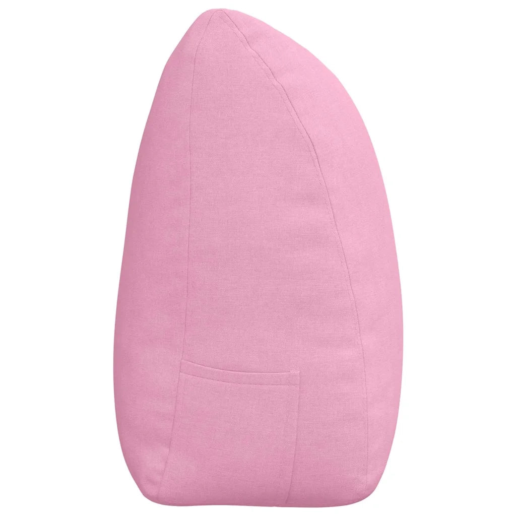 Cuscino per Schiena Rosa 180 x 24 x 50 cm Tessuto