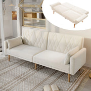Divano Letto 2 Posti in Velluto ¨C MINIMAL ¨C Grigio