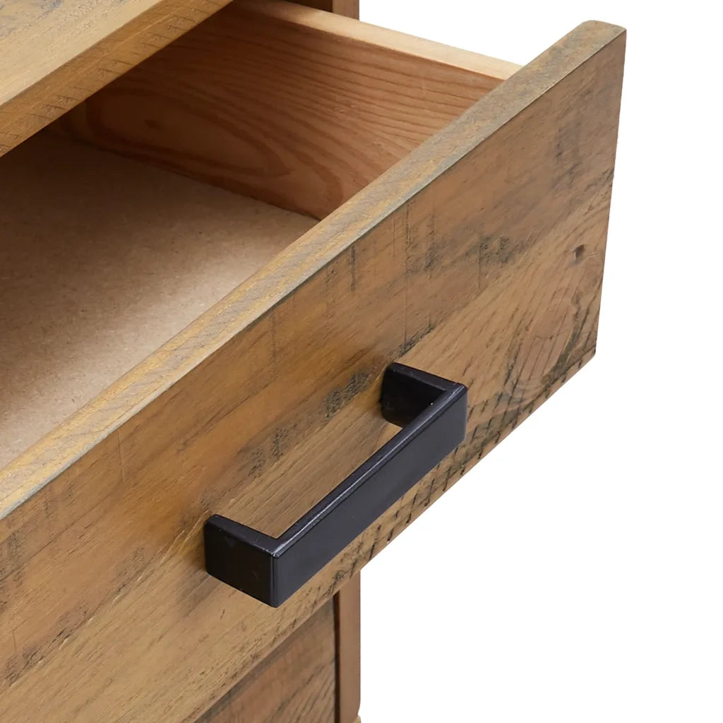 Comodini 2 pz-Set di 2 Tavolino da notte 40x30x55 cm in Legno Massello di Pino