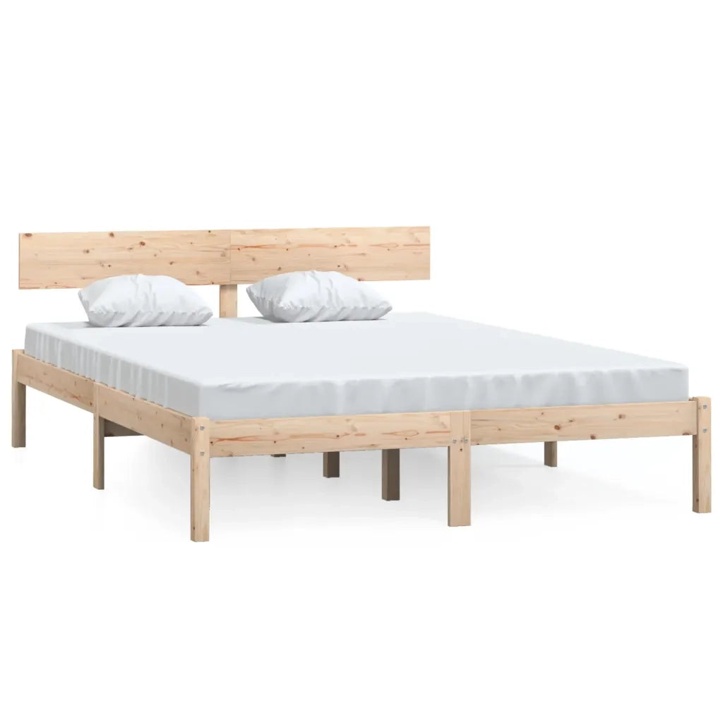 Giroletto senza Materasso in Legno Massello 160x200 cm 810157