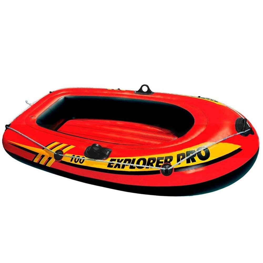 Trade Shop - Canotto Gonfiabile Gommone 160x94x29cm 1 Posto Mare Fiume Piscina Explorer -