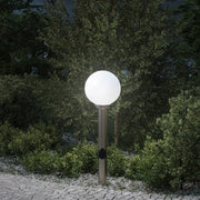 Lampada a paletto con presa elettrica 80 cm Acciaio Inox IP44 4006103
