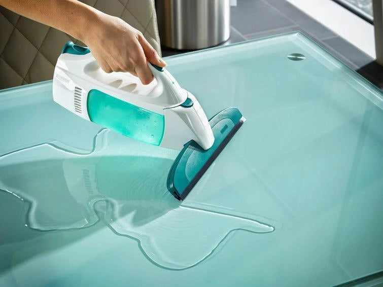 Leifheit 51003 pulitore di finestra elettrico Blu, Bianco
