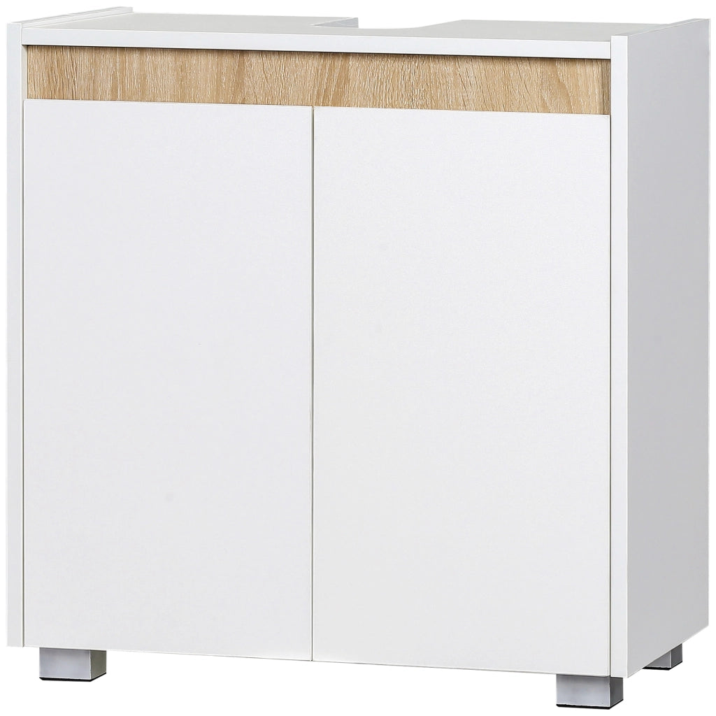 Mobile sottolavabo con 2 ante ¨C Xylo ¨C Bianco 57x33x60 cm