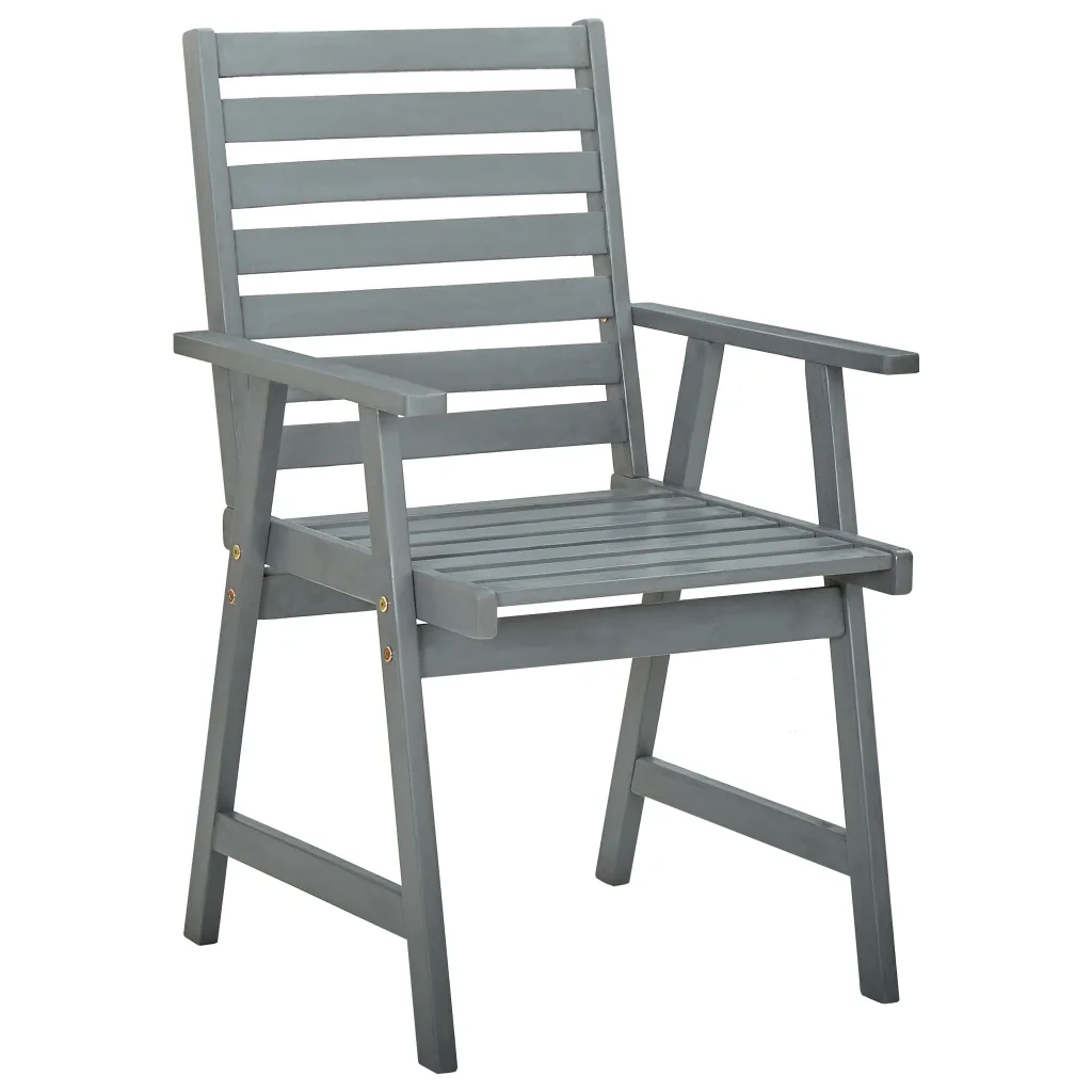 Sedie da Pranzo da Esterni con Cuscini 2 pz Massello di Acacia cod mxl 52375