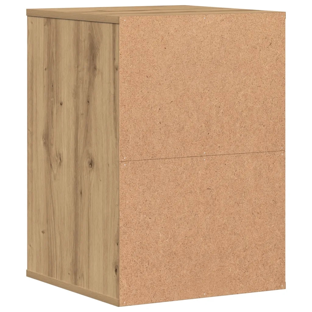 vidaXL Cassettiera Angolare Rovere Artigianale 40x41x58cm Multistrato