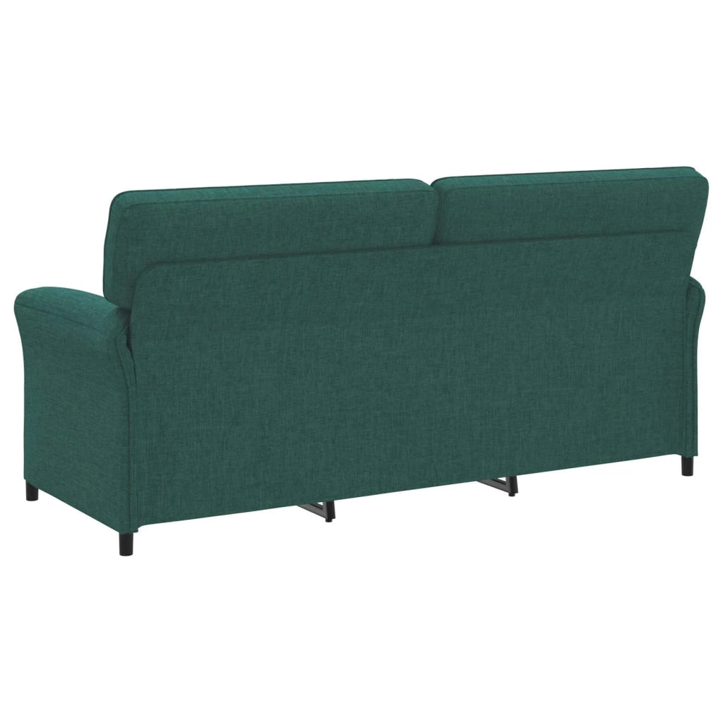 Set di divani 2 pz Verde Scuro Tessuto 3424876