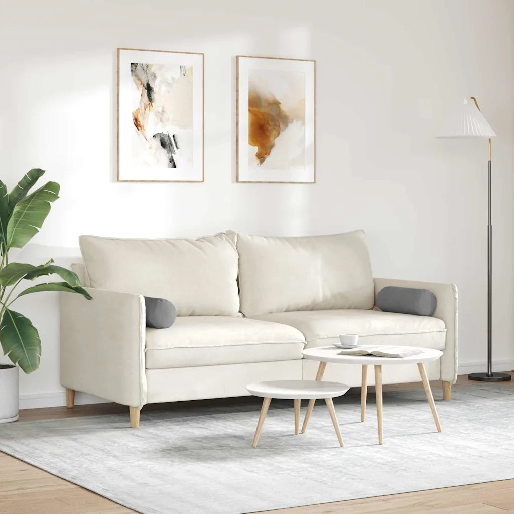 Cuscini a rullo 2 pz | Cuscini per sedie Grigio scuro ? 15 x 40 cm