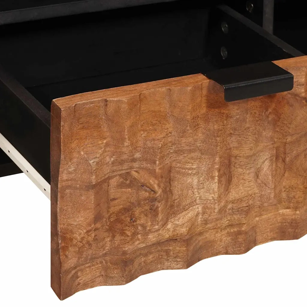 Mobile TV con cassetto Finitura Marrone Acacia 100 x 33 x 46 cm 4017916