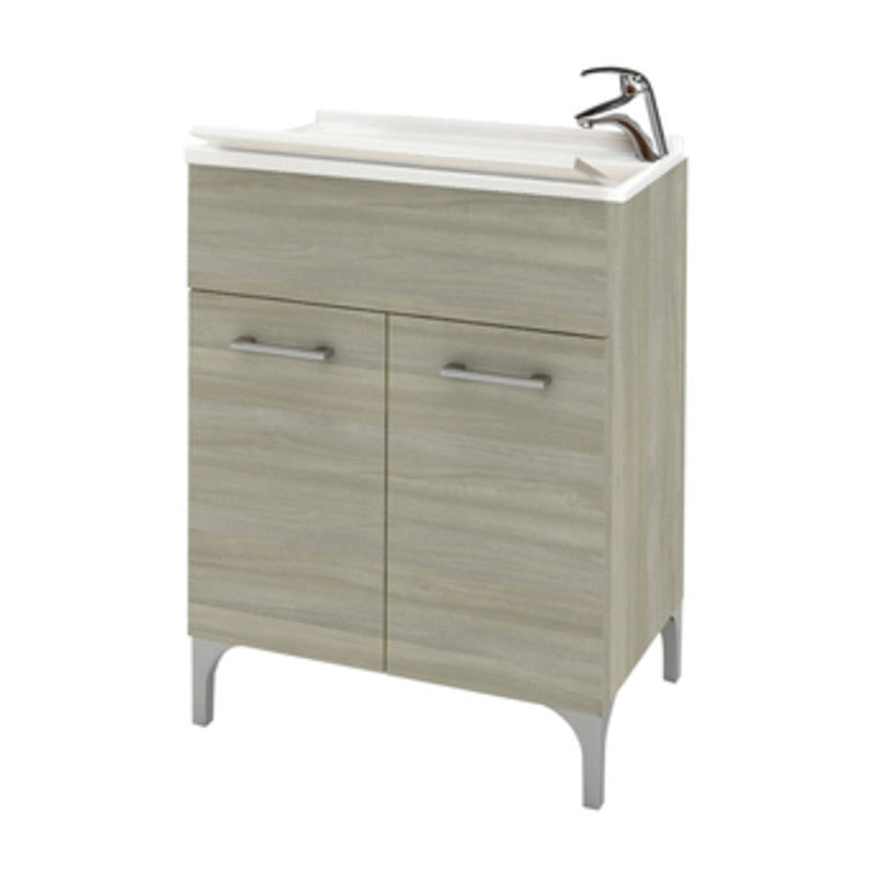 LAVATOIO LEGNO 60X50 CM ROVERE GRIGIO  1 PZ