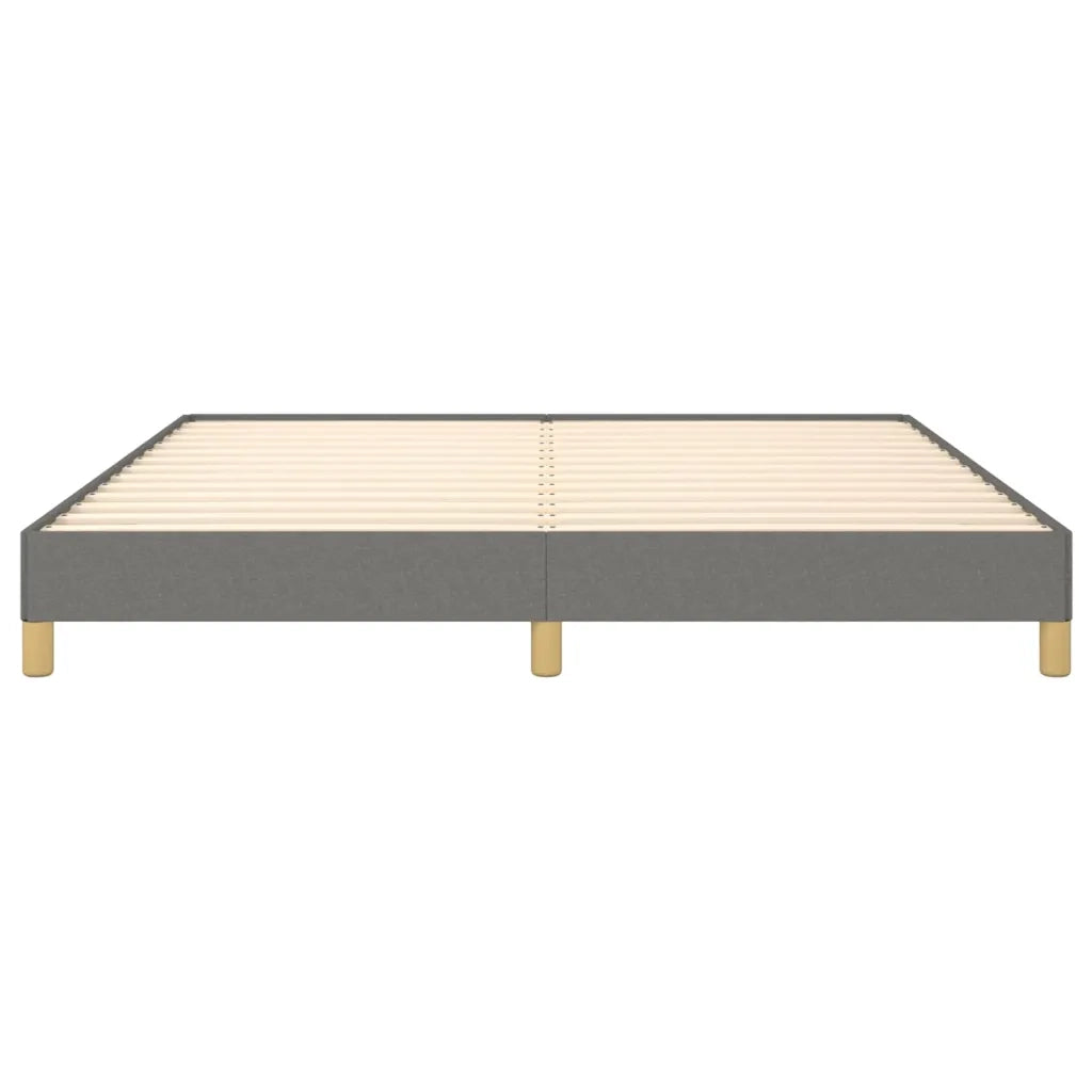 Giroletto senza Materasso Grigio Scuro 180x200 cm Tessuto 346835