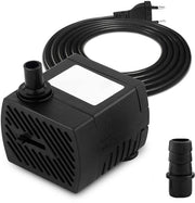 Pompa di acqua - Onda 350 L/h - Design ultra stile - Fontana per acquario e giardino - Circolazione d'acqua efficiente - Formato compatto - Adatto per z...