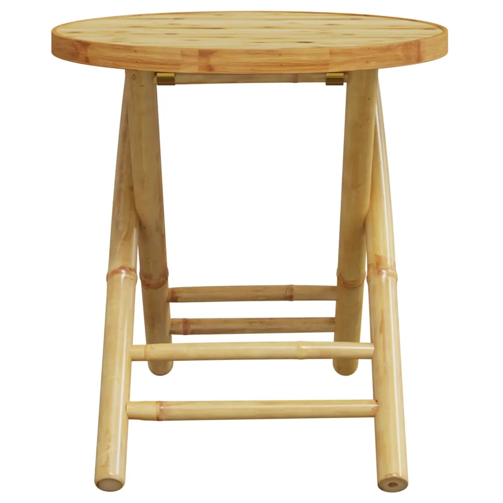 Set da Bistrot Pieghevole 3pz | Set Salotto da Giardino con Cuscini Grigio Scuro Bamb¨´