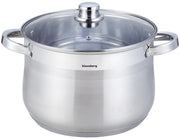 Klausberg KB-7162 Pentola termica in acciaio inox con coperchio 7L