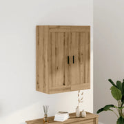 Mobile a Parete Rovere Artigianale 69,5x34x90 cm in Truciolato