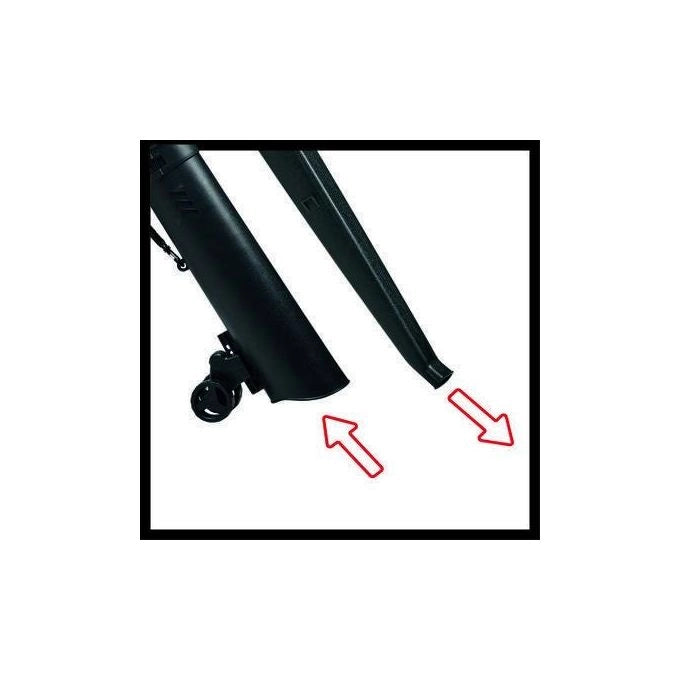 Einhell 3433630 GE-CL 36-230 Li E -Solo Soffiatore e Aspiratore per Foglie a Batteria 36 V 230 km-h 700 m³-h con Funzione Turbo Sacco 45 L colore Nero