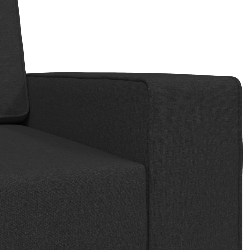 Divano Letto 2 in 1 Nero 245x150x60.5 cm Tessuto