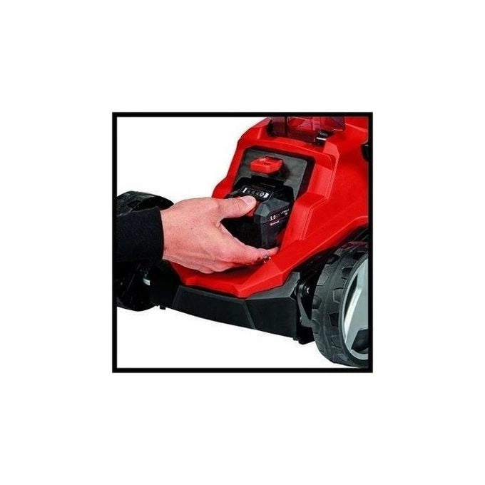 Einhell GE-CM 18/33 Li-Solo Tagliaerba a spinta Batteria Nero, Rosso
