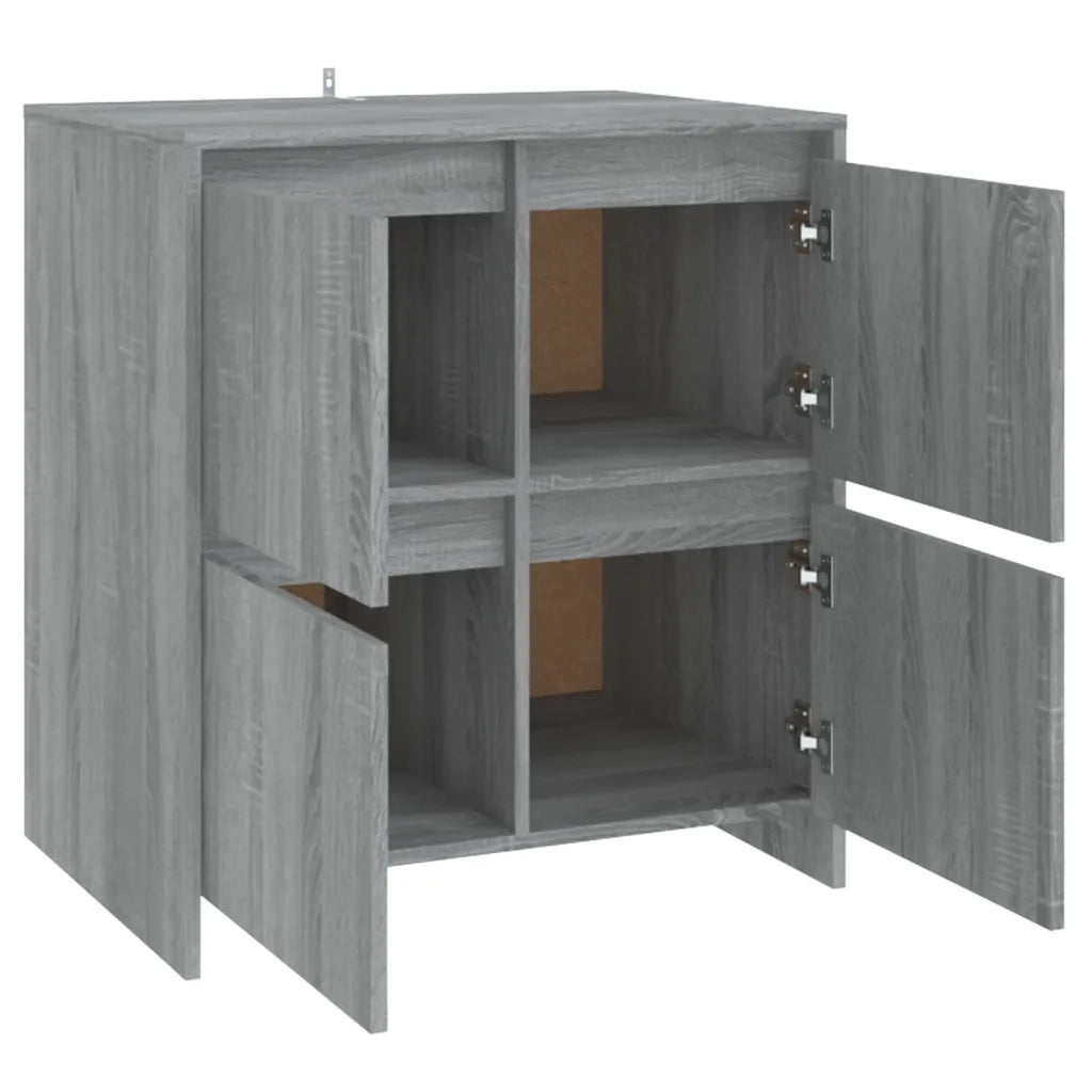 Credenza-Buffet-Armadio da cucina Grigio Sonoma 70x41x75 cm in Truciolato 218050