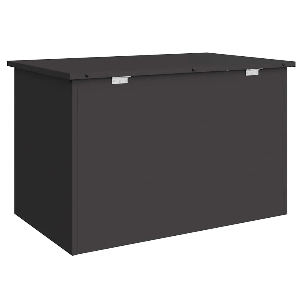 Scatola di Stoccaggio Esterno Nero 80 x 50,5 x 50 cm Acciaio CFW5394257