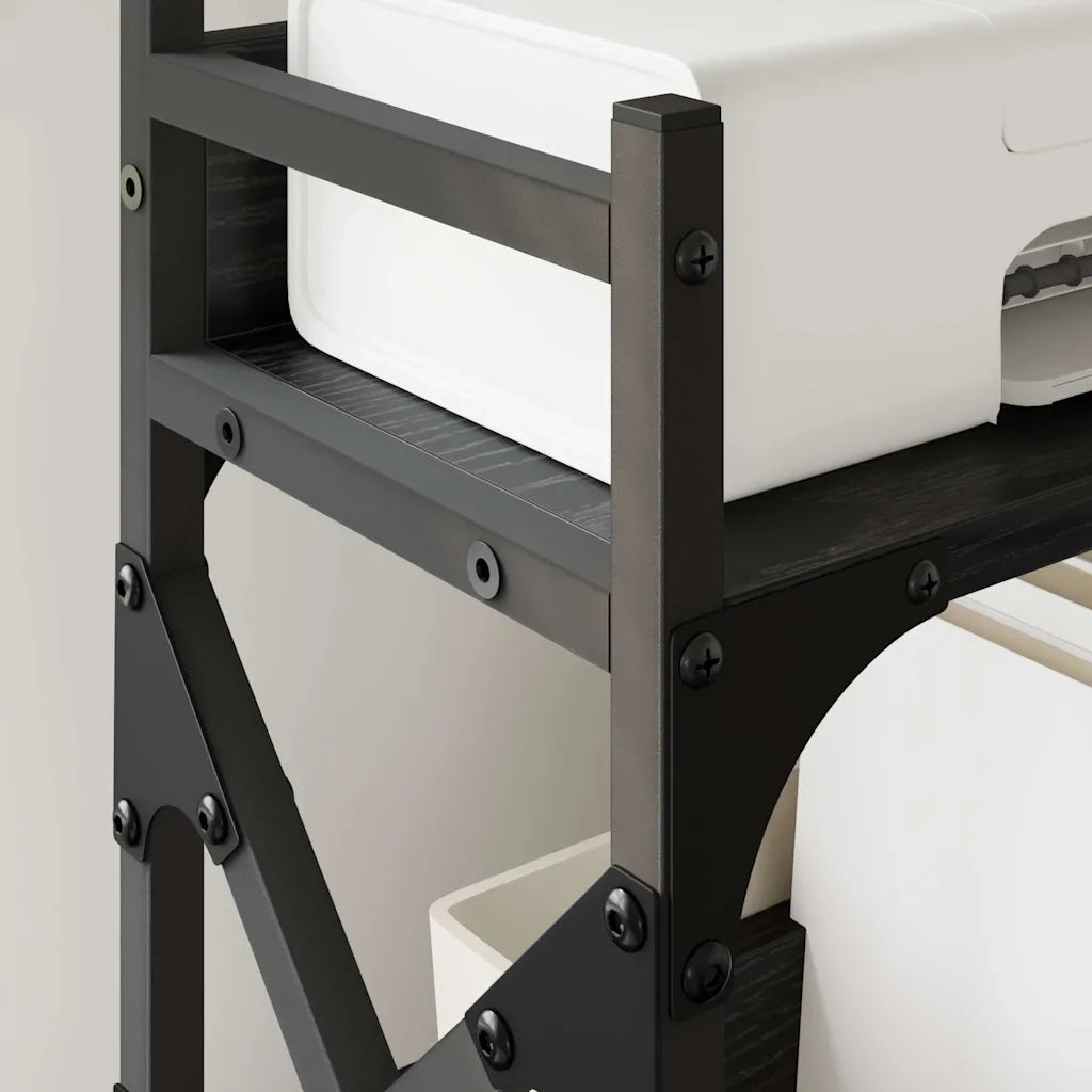 Supporto per Stampante Rovere Nero 40 x 20 x 40 cm CFW9725949
