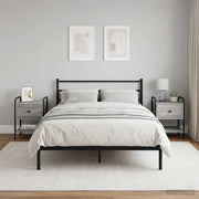 Armadio da Notte 2 pz Sonoma grigio 35 x 36,5 x 47 cm 8007666