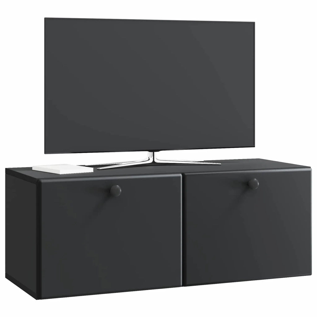 Mobile Porta TV da Muro 78,5 x 31 x 30 cm Nero 899226
