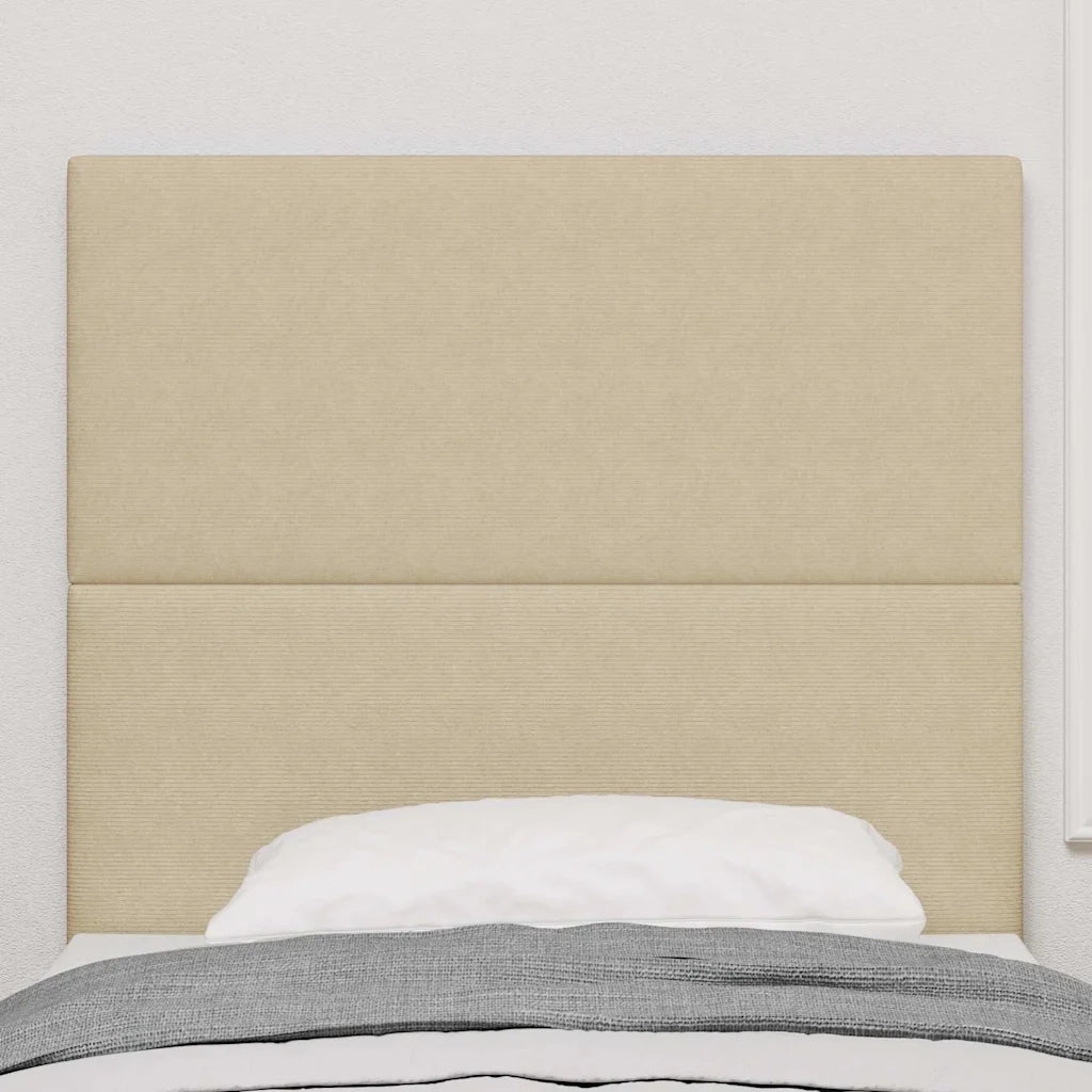 Testiera | Testata Grigio Verde Chiaro 90 cm Tessuto in Cords